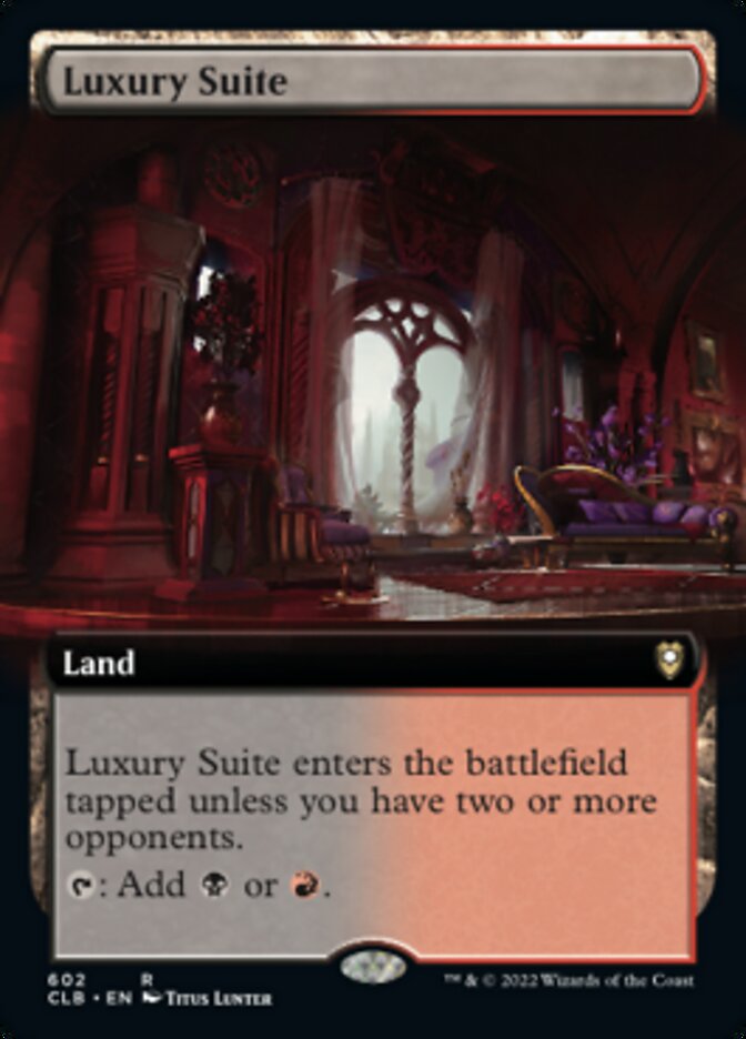 Luxury Suite (Extended Art) [Commander Legends: Battle for Baldur's Gate] | Good Games Modbury