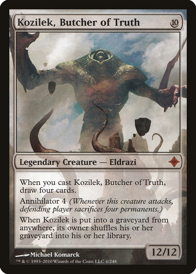 Kozilek, Butcher of Truth [Rise of the Eldrazi] | Good Games Modbury