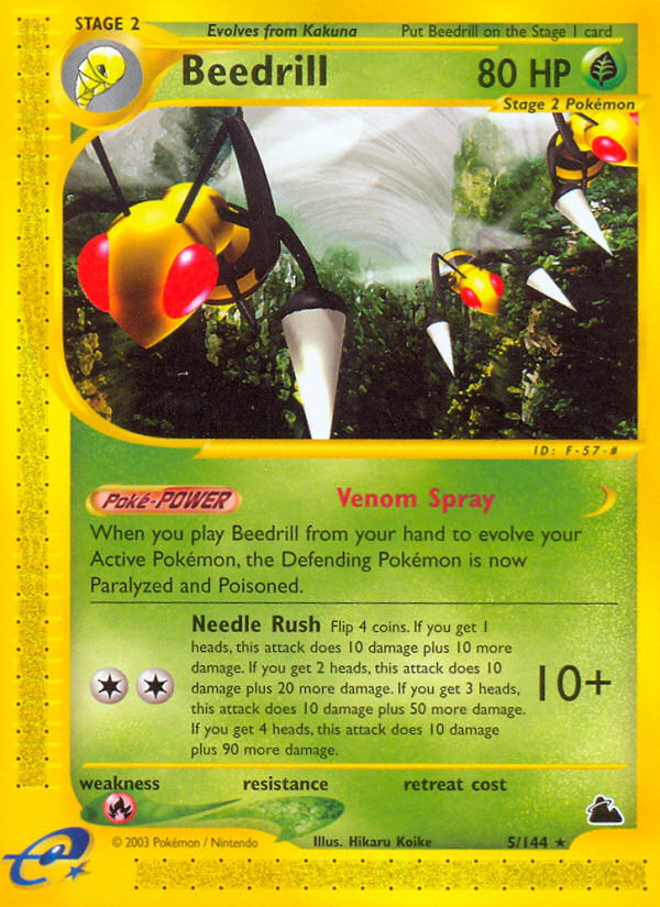 Beedrill (5/144) [Skyridge] | Good Games Modbury