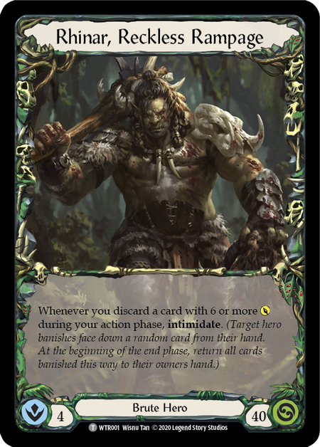 Katsu, the Wanderer // Rhinar, Reckless Rampage [U-WTR076 // U-WTR001] (Welcome to Rathe Unlimited)  Unlimited Normal | Good Games Modbury