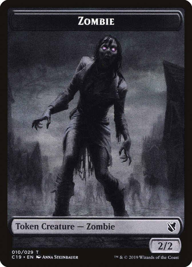 Zombie Token (010/029) [Commander 2019 Tokens] | Good Games Modbury
