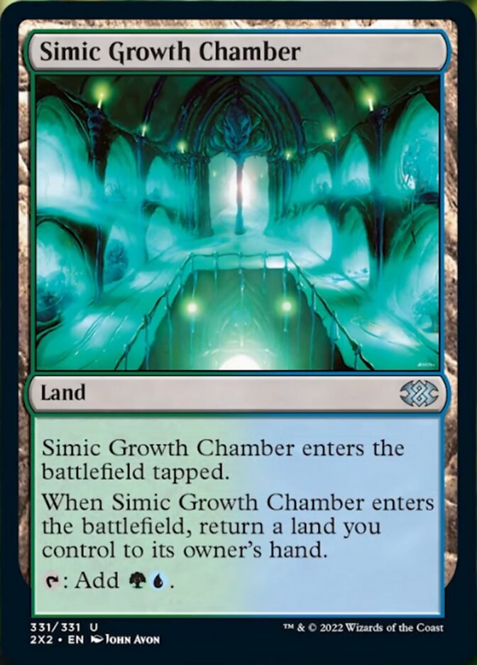 Simic Growth Chamber [Double Masters 2022] | Good Games Modbury