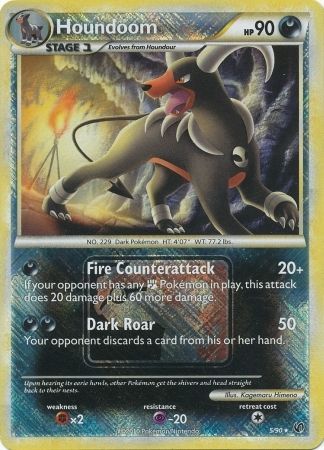 Houndoom (5/90) (League Promo) [HeartGold & SoulSilver: Undaunted] | Good Games Modbury
