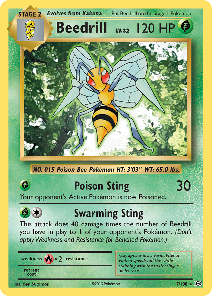 Beedrill (7/108) [XY: Evolutions] | Good Games Modbury