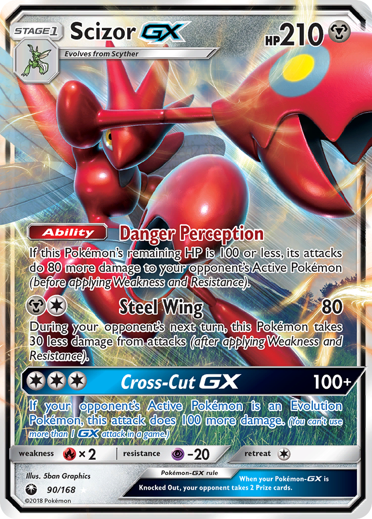 Scizor GX (90/168) [Sun & Moon: Celestial Storm] | Good Games Modbury