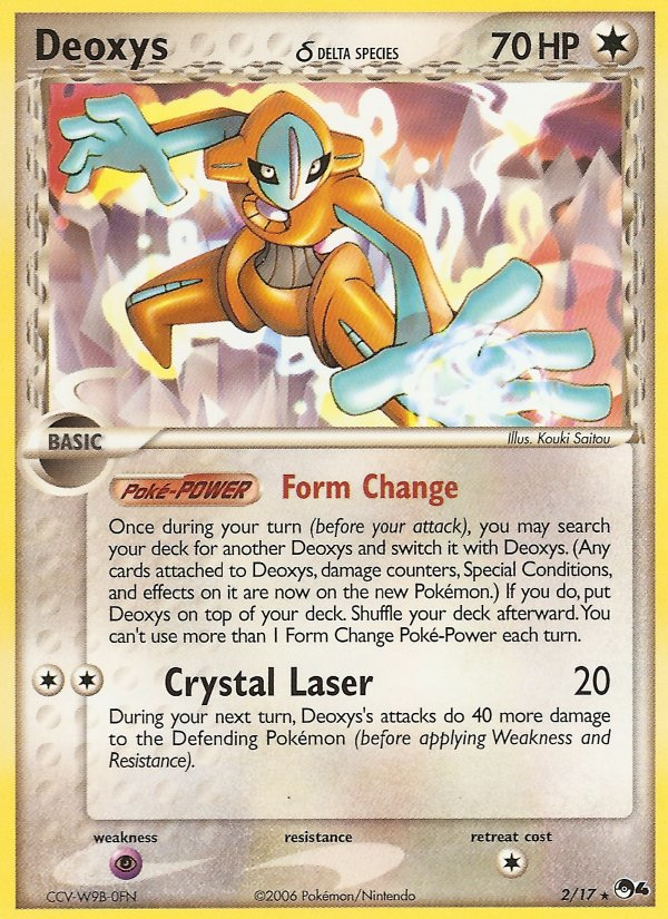 Deoxys (2/17) (Delta Species) [POP Series 4] | Good Games Modbury