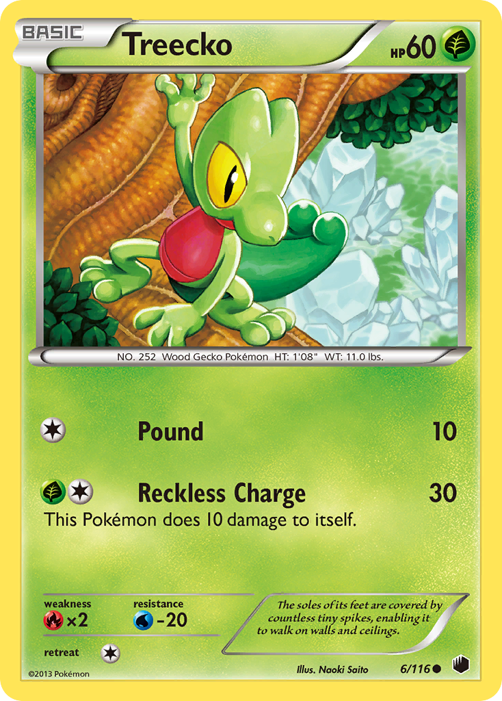 Treecko (6/116) [Black & White: Plasma Freeze] | Good Games Modbury