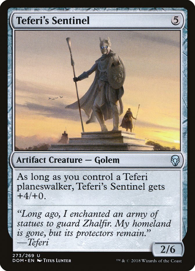 Teferi's Sentinel [Dominaria] | Good Games Modbury