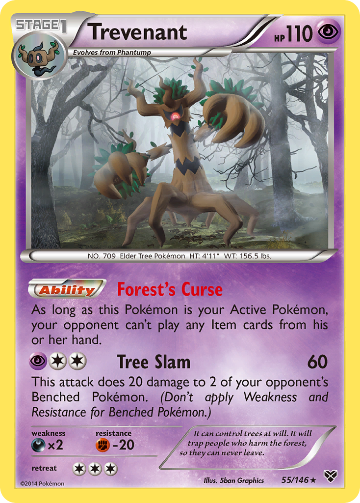 Trevenant (55/146) [XY: Base Set] | Good Games Modbury