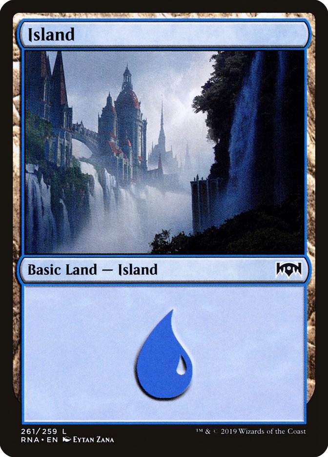 Island (261) [Ravnica Allegiance] | Good Games Modbury