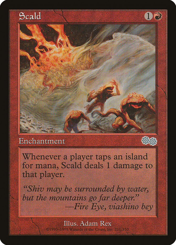 Scald [Urza's Saga] | Good Games Modbury