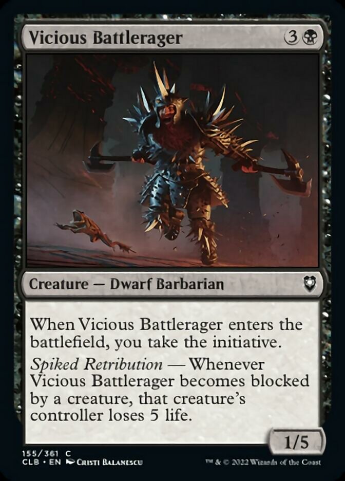 Vicious Battlerager [Commander Legends: Battle for Baldur's Gate] | Good Games Modbury