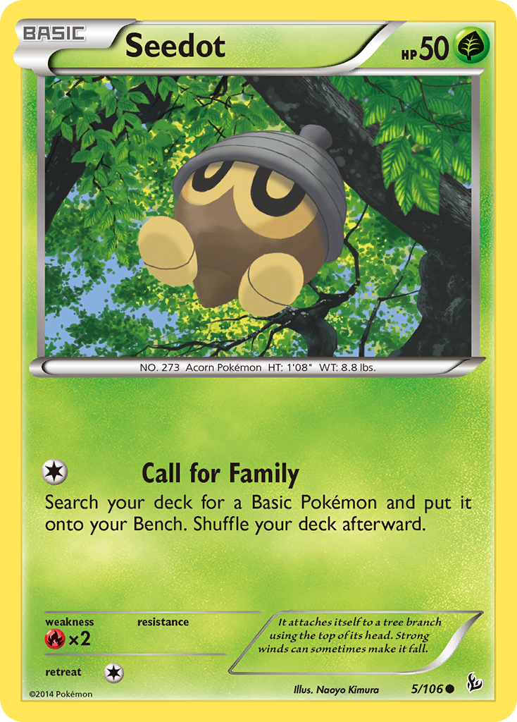 Seedot (5/106) [XY: Flashfire] | Good Games Modbury