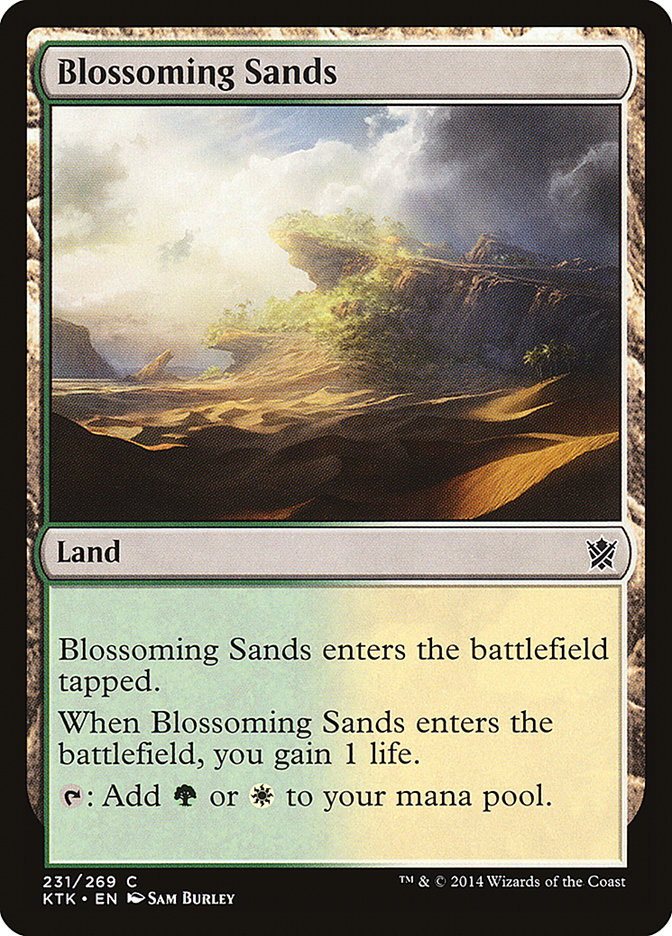Blossoming Sands [Khans of Tarkir] | Good Games Modbury
