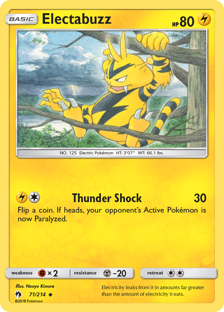 Electabuzz (71/214) [Sun & Moon: Lost Thunder] | Good Games Modbury