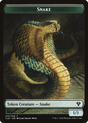 Beast (010) // Snake Double-Sided Token [Commander 2020 Tokens] | Good Games Modbury