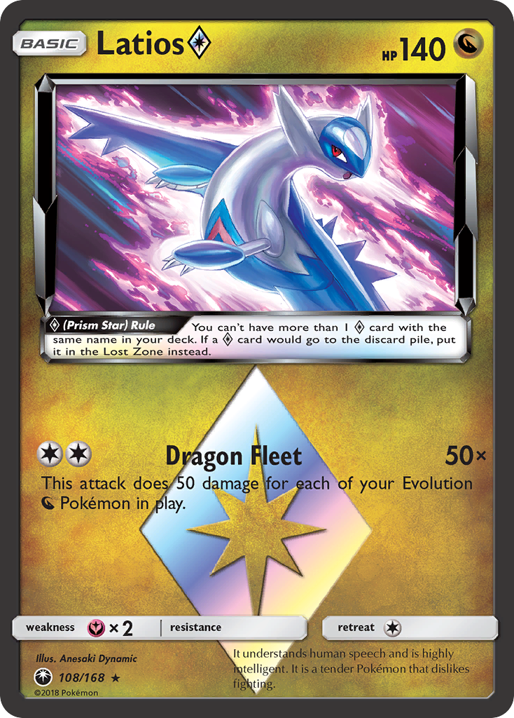 Latios (108/168) (Prism Star) [Sun & Moon: Celestial Storm] | Good Games Modbury