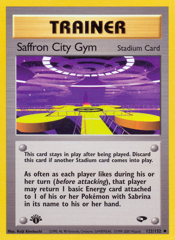 Saffron City Gym (122/132) [Gym Challenge 1st Edition] | Good Games Modbury