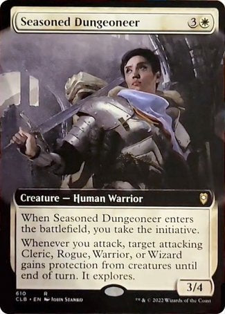 Seasoned Dungeoneer (Extended Art) [Commander Legends: Battle for Baldur's Gate] | Good Games Modbury