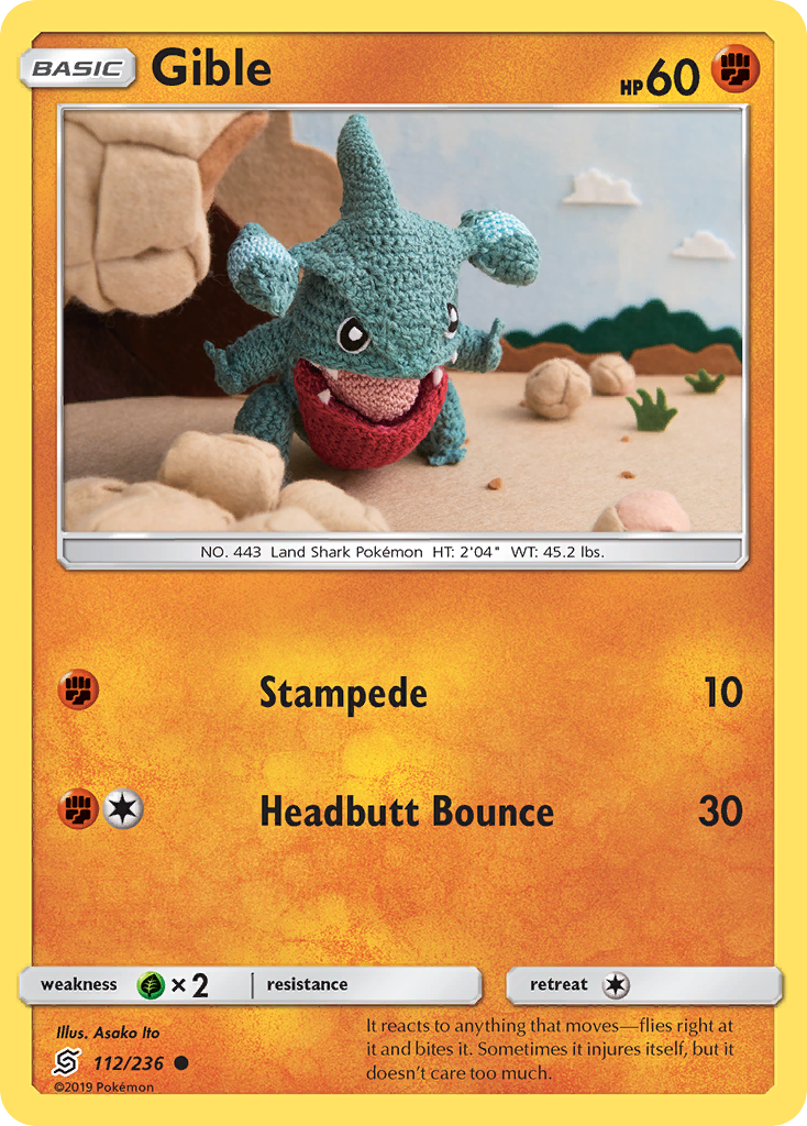 Gible (112/236) [Sun & Moon: Unified Minds] | Good Games Modbury