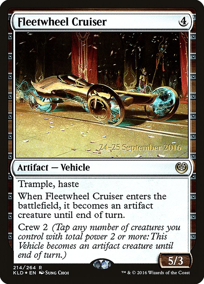 Fleetwheel Cruiser [Kaladesh Prerelease Promos] | Good Games Modbury