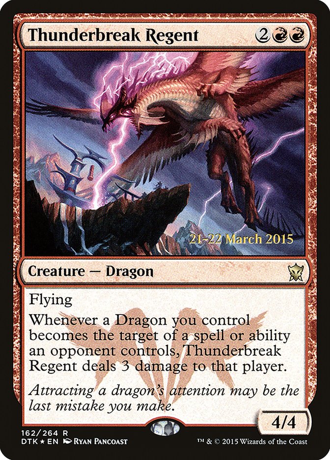 Thunderbreak Regent [Dragons of Tarkir Prerelease Promos] | Good Games Modbury