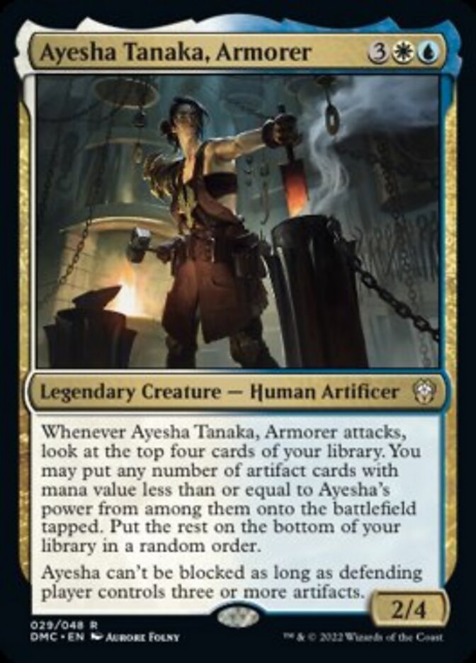 Ayesha Tanaka, Armorer [Dominaria United Commander] | Good Games Modbury