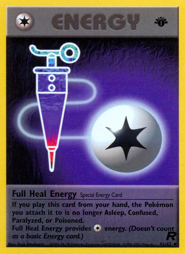 Full Heal Energy (81/82) [Team Rocket 1st Edition] | Good Games Modbury