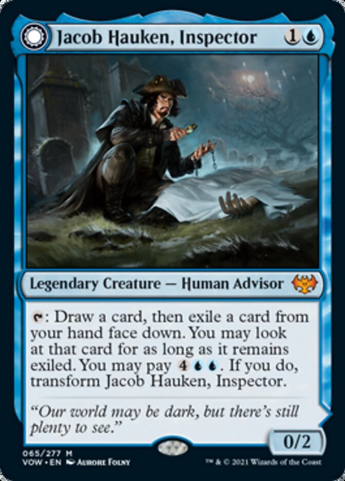 Jacob Hauken, Inspector // Hauken's Insight [Innistrad: Crimson Vow] | Good Games Modbury