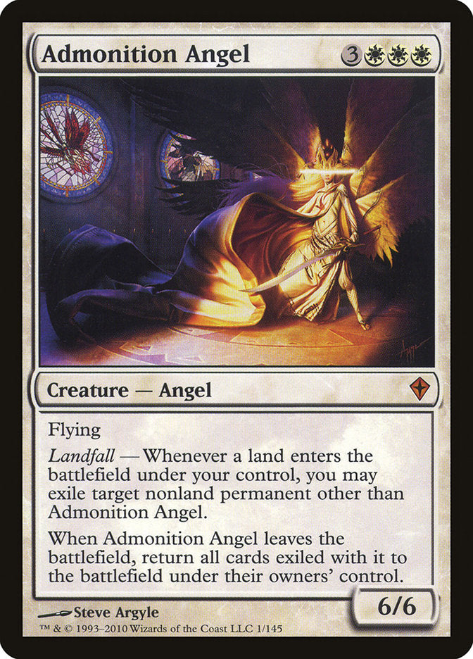 Admonition Angel [Worldwake] | Good Games Modbury