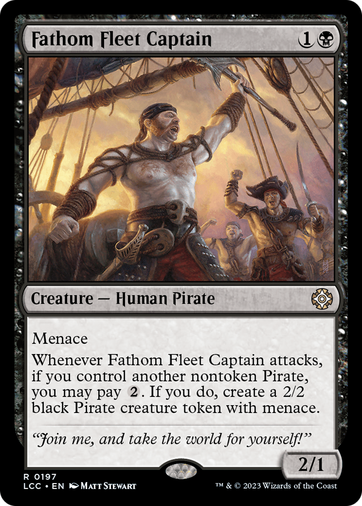 Fathom Fleet Captain [The Lost Caverns of Ixalan Commander] | Good Games Modbury