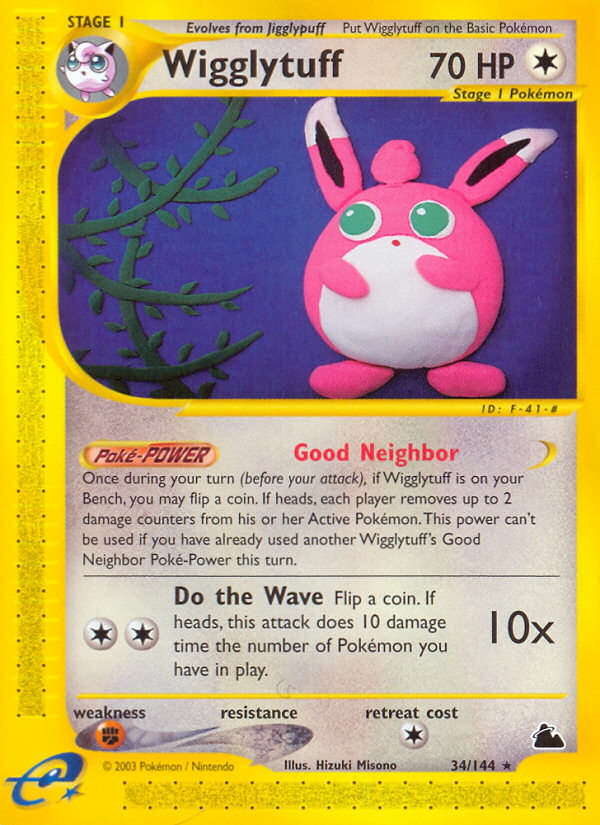 Wigglytuff (34/144) [Skyridge] | Good Games Modbury