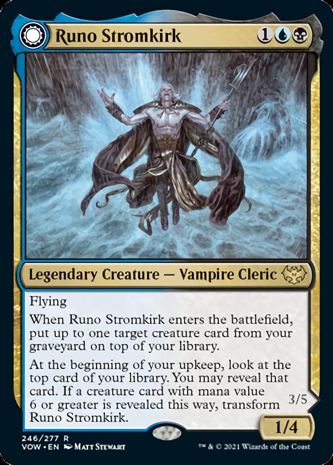 Runo Stromkirk // Krothuss, Lord of the Deep [Innistrad: Crimson Vow] | Good Games Modbury