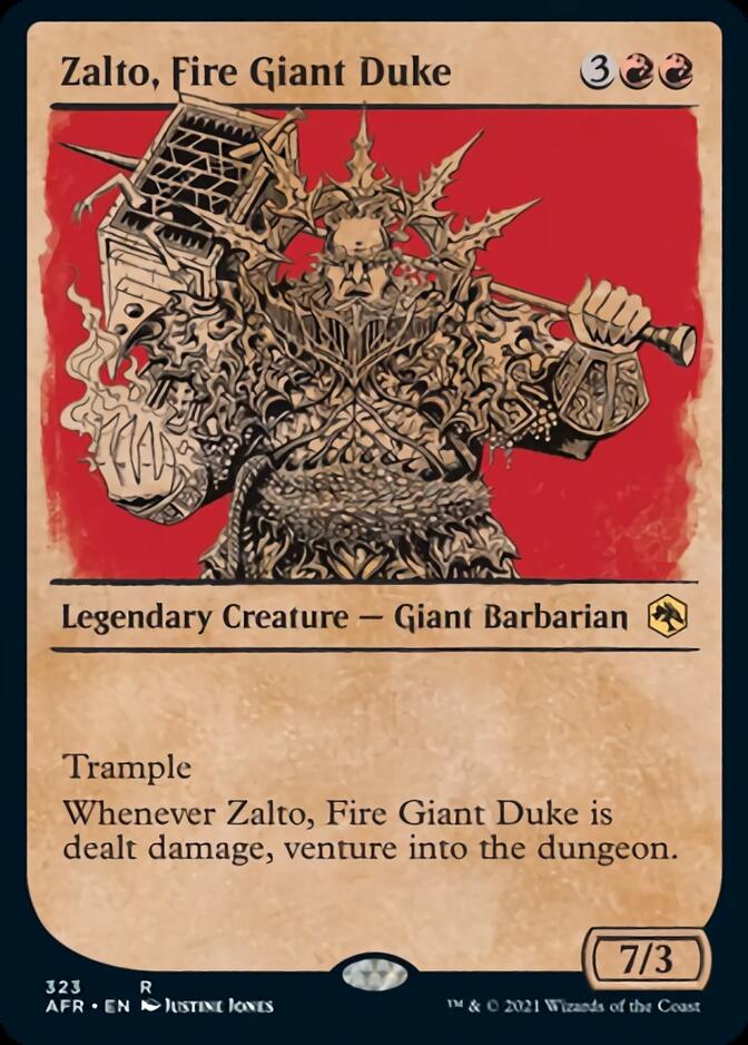 Zalto, Fire Giant Duke (Showcase) [Dungeons & Dragons: Adventures in the Forgotten Realms] | Good Games Modbury