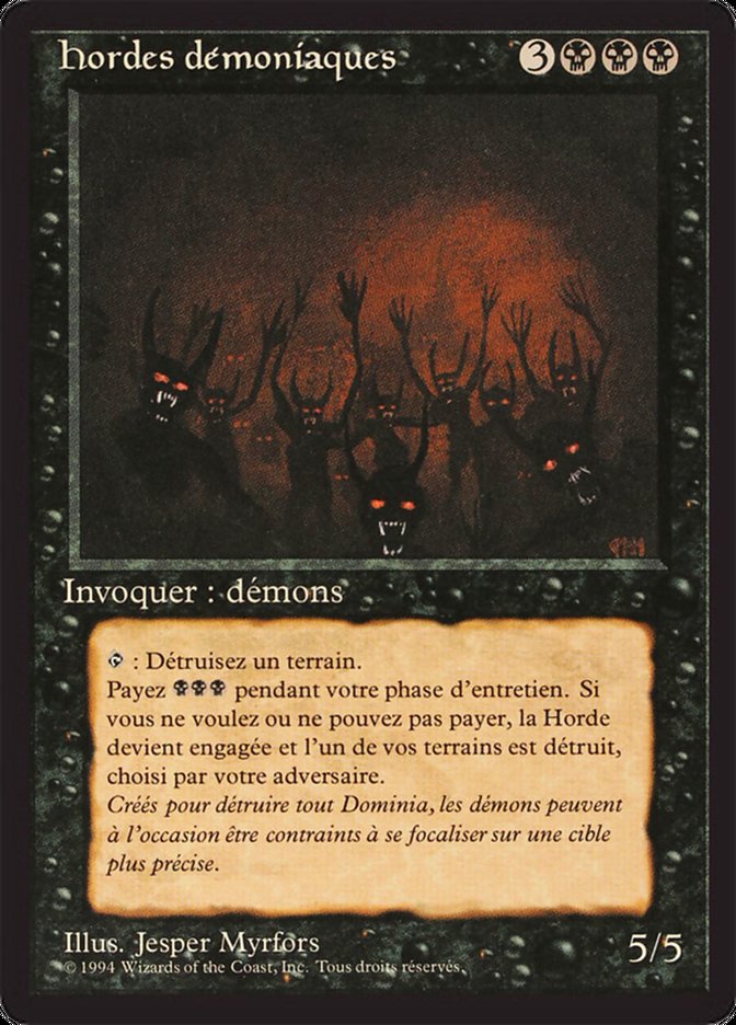 Demonic Hordes [Foreign Black Border] | Good Games Modbury