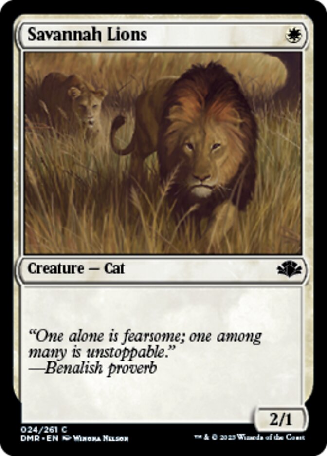 Savannah Lions [Dominaria Remastered] | Good Games Modbury