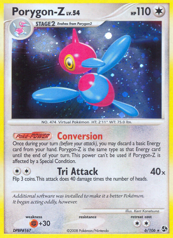 Porygon Z (6/106) (Theme Deck Exclusive) [Diamond & Pearl: Great Encounters] | Good Games Modbury