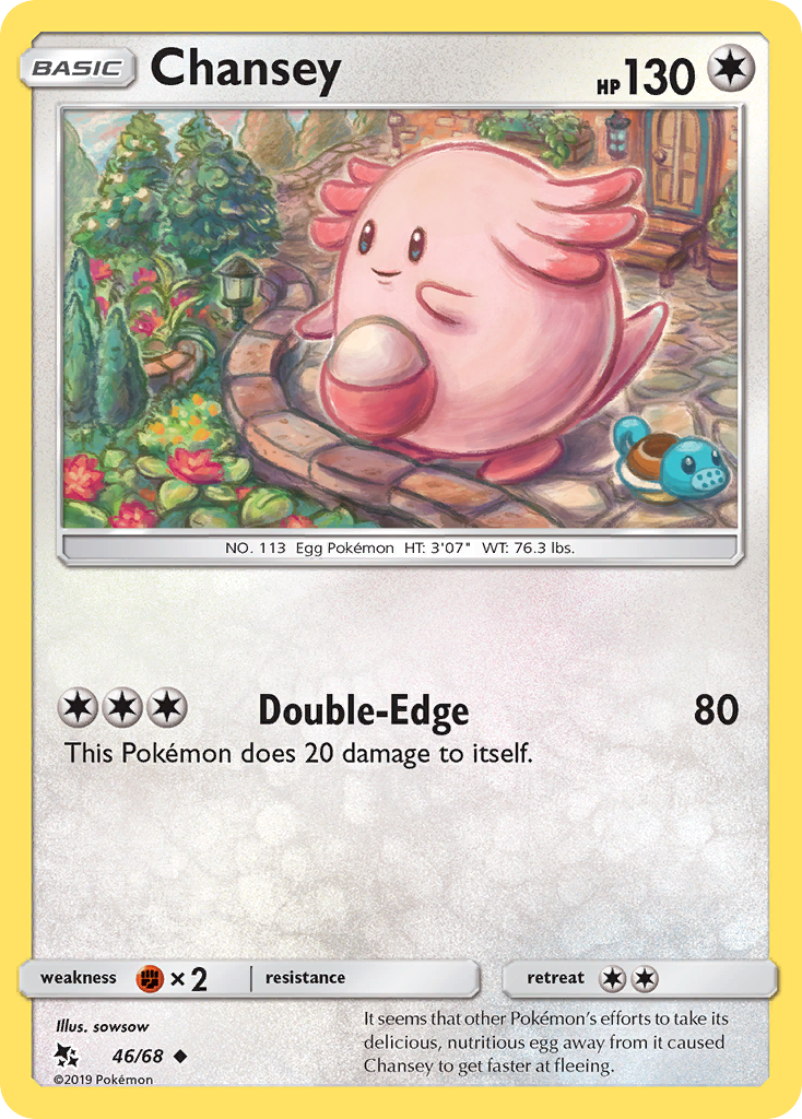 Chansey (46/68) [Sun & Moon: Hidden Fates] | Good Games Modbury