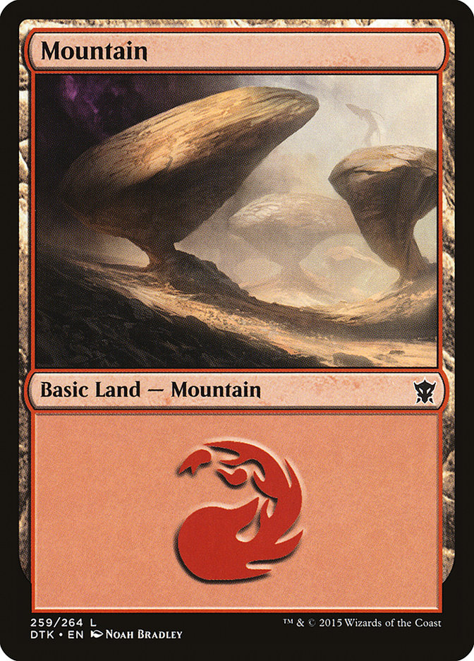 Mountain (259) [Dragons of Tarkir] | Good Games Modbury