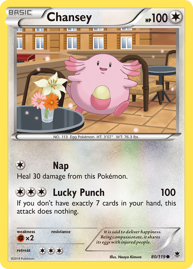 Chansey (80/119) [XY: Phantom Forces] | Good Games Modbury