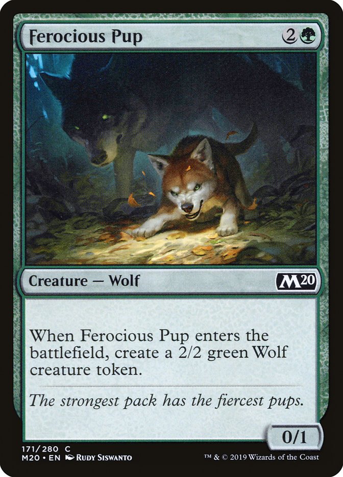 Ferocious Pup [Core Set 2020] | Good Games Modbury