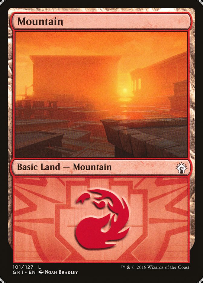 Mountain (101) [Guilds of Ravnica Guild Kit] | Good Games Modbury