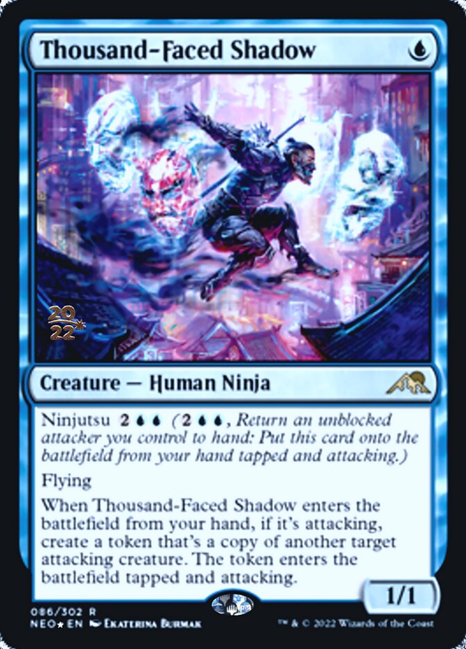 Thousand-Faced Shadow [Kamigawa: Neon Dynasty Prerelease Promos] | Good Games Modbury