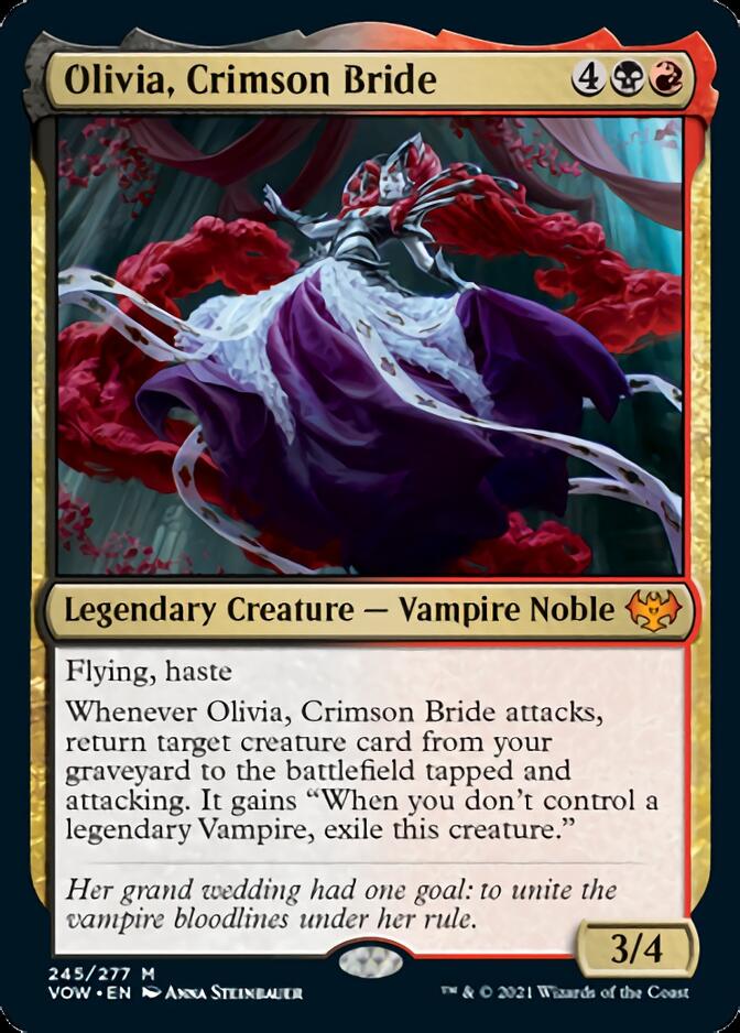 Olivia, Crimson Bride [Innistrad: Crimson Vow] | Good Games Modbury