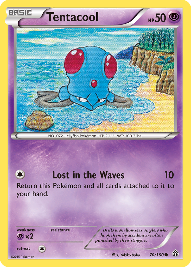 Tentacool (70/160) [XY: Primal Clash] | Good Games Modbury