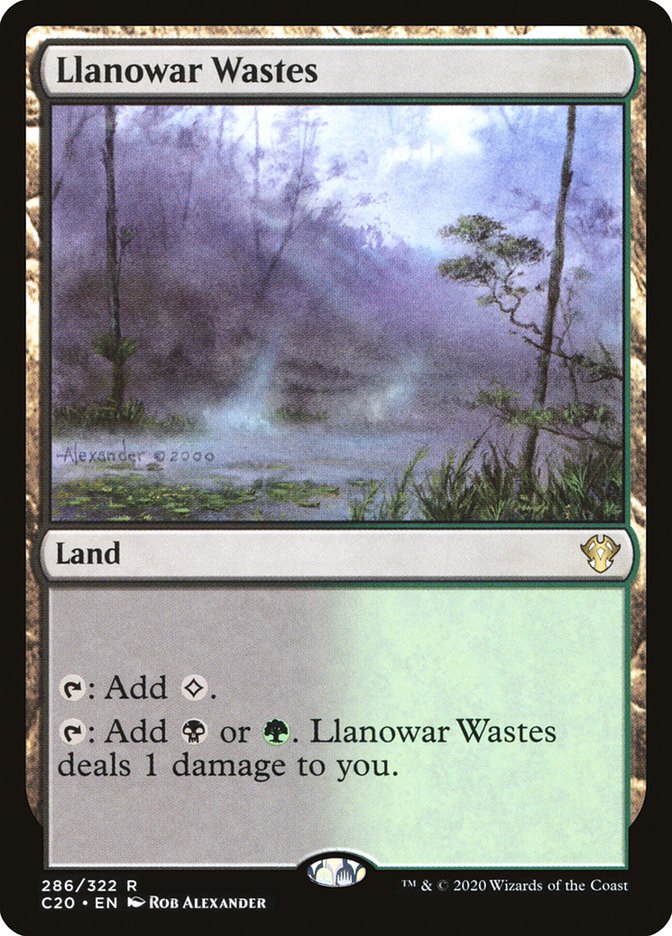 Llanowar Wastes [Commander 2020] | Good Games Modbury