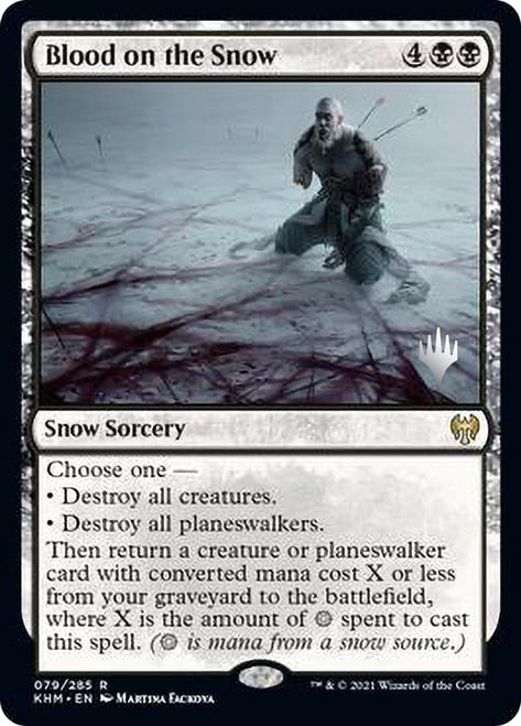 Blood on the Snow (Promo Pack) [Kaldheim Promos] | Good Games Modbury