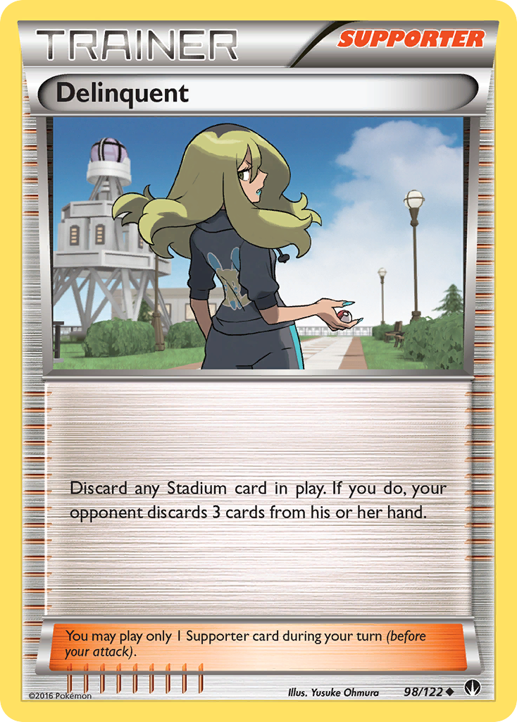 Delinquent (98/122) [XY: BREAKpoint] | Good Games Modbury