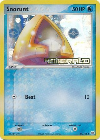 Snorunt (64/106) (Stamped) [EX: Emerald] | Good Games Modbury