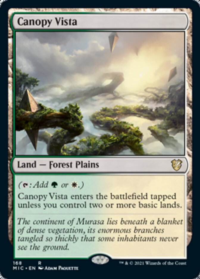 Canopy Vista [Innistrad: Midnight Hunt Commander] | Good Games Modbury